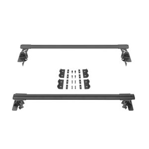 RAM 1500 Truck Bed Rack - Go Rhino - XRS Cross Bars - Textured Black - `19-`22